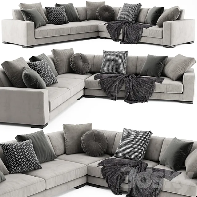 Marac Avana L Shaped 3D Model Marac Avana L Shaped 3D Model