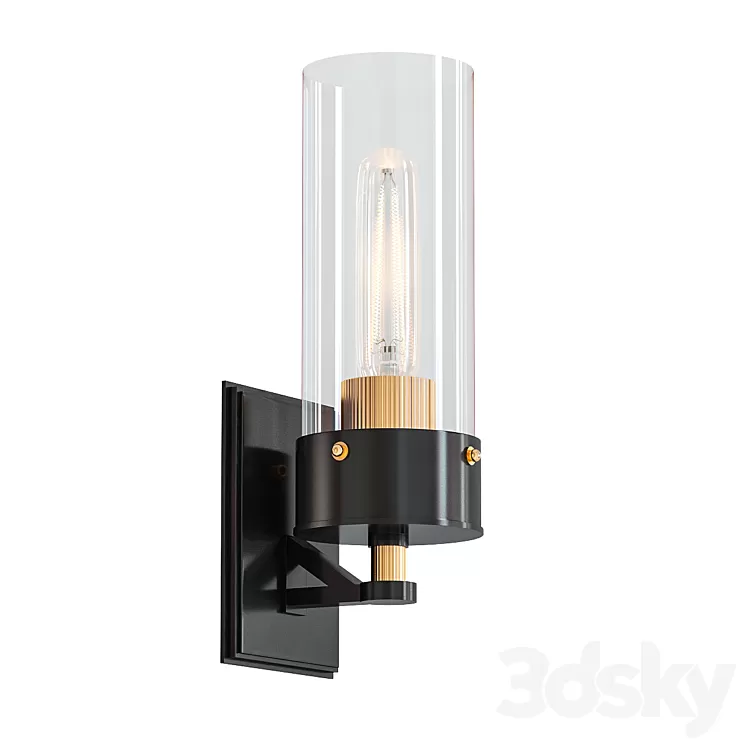 Marais Medium Bath Sconce 3D Model Marais Medium Bath Sconce 3D Model