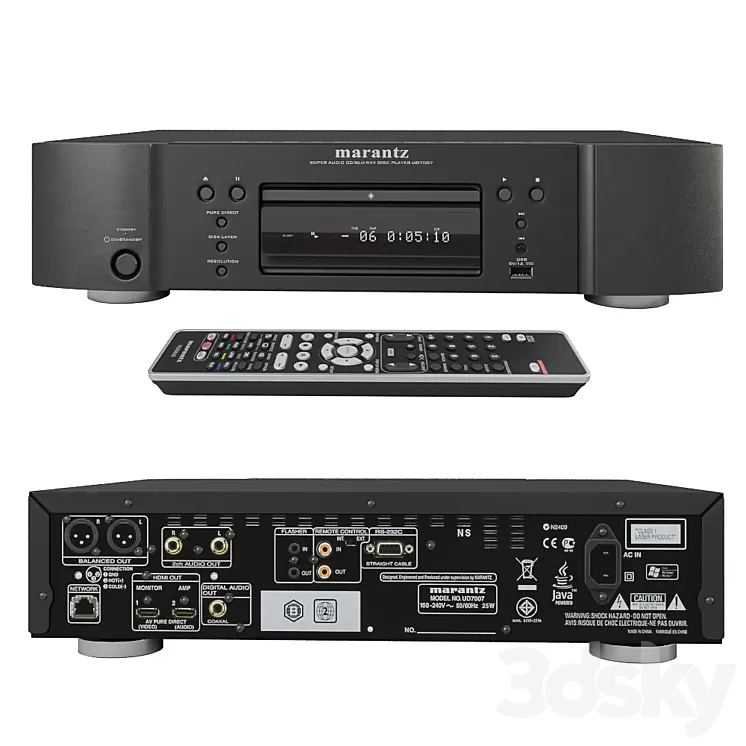 Marantz UD7007 3D Model