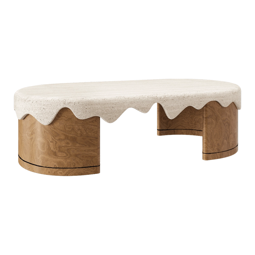 Marble Balloon – Coffee table Melt 3D Model