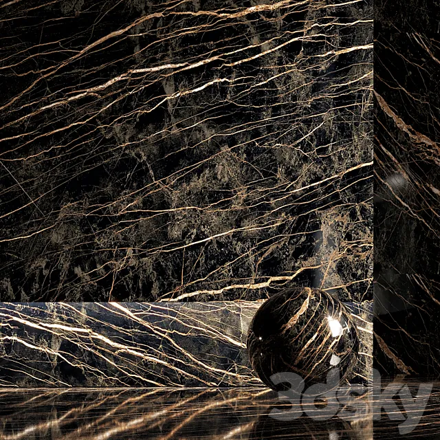 Marble brown 3D Model