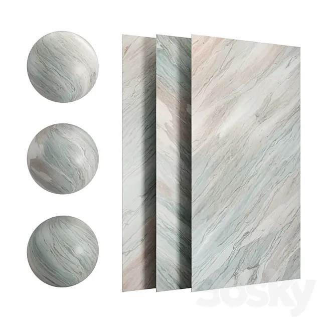 Marble Cristallo Alexandrita 3D Model
