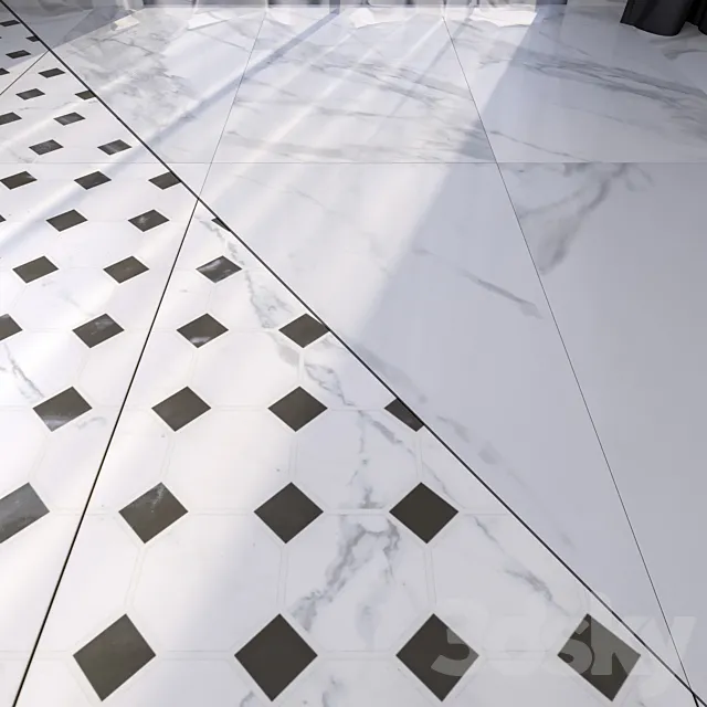 Marble Floor Set 23 3D Model Marble Floor Set 23 3D Model