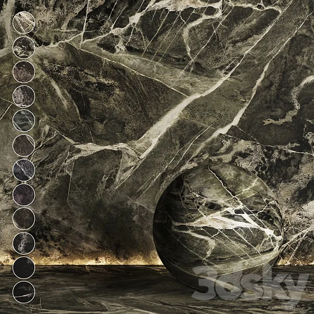 Marble of different shades №14 3D Model