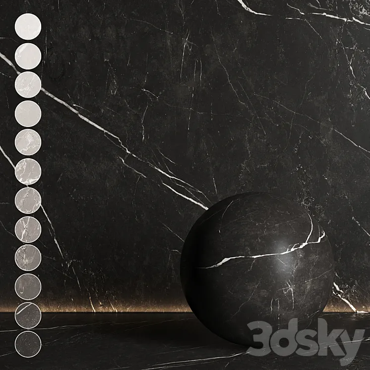 Marble of different shades №17 3D Model Free Download