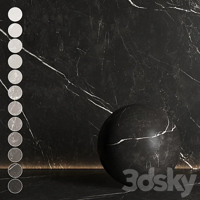 Marble of different shades №17 3D Model