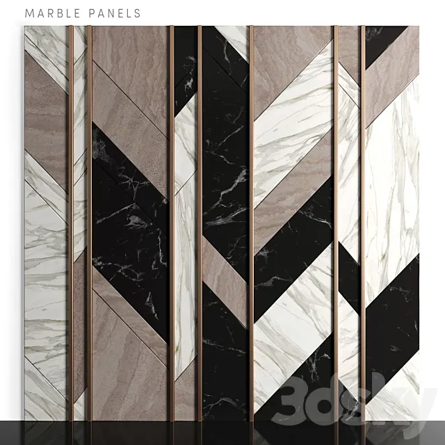 Marble panels 3DModel Marble panels 3DModel