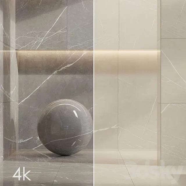 Marble Set 04 – Bundle – 2 Types of Pulpis Gray and Beige 4k 3D Model Marble Set 04 – Bundle – 2 Types of Pulpis Gray and Beige 4k 3D Model
