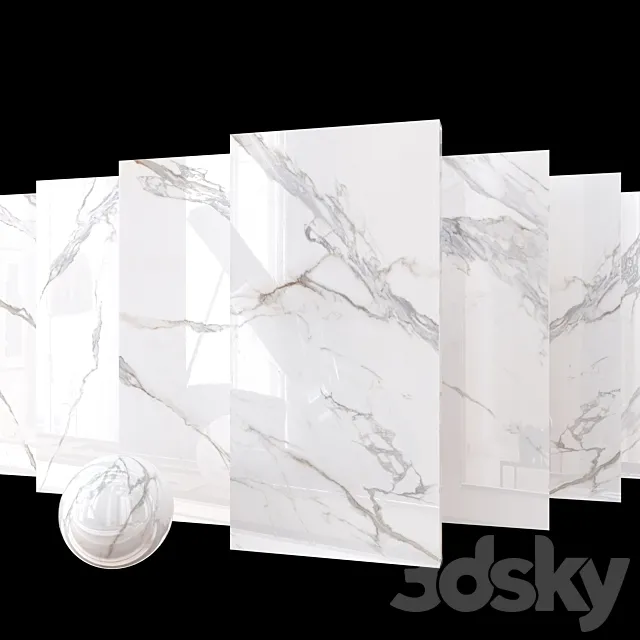 Marble Set Museum Kritios Set 1 3D Model