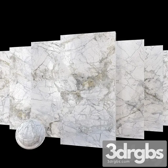 Marble set museum supreme white set 1 3D Model Download