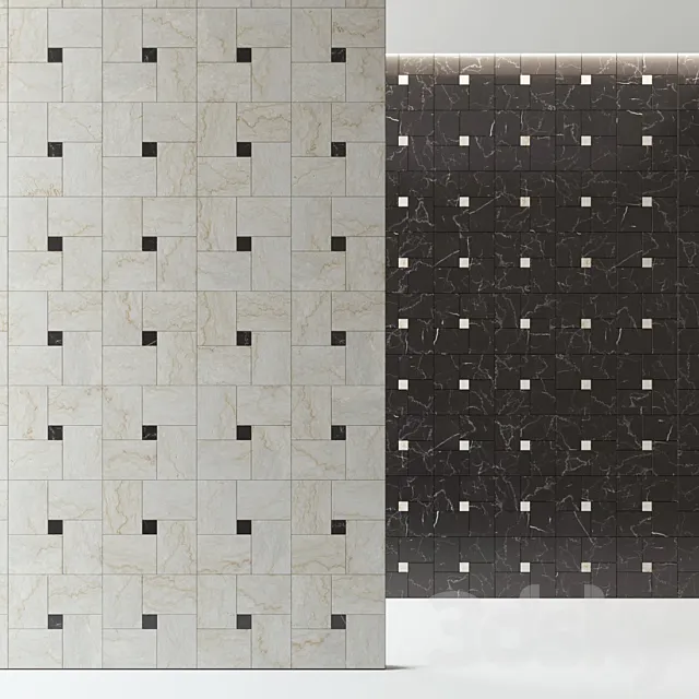 Marble tiles from the Madique factory 3D Model