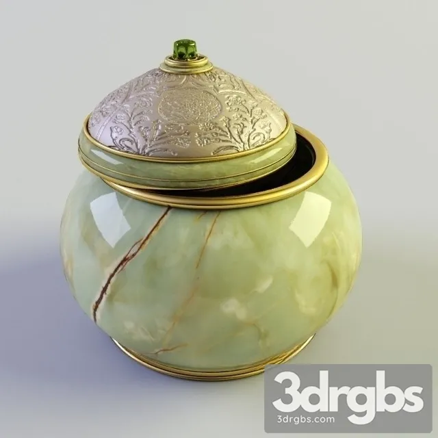 Marble Vase 3D Model Download
