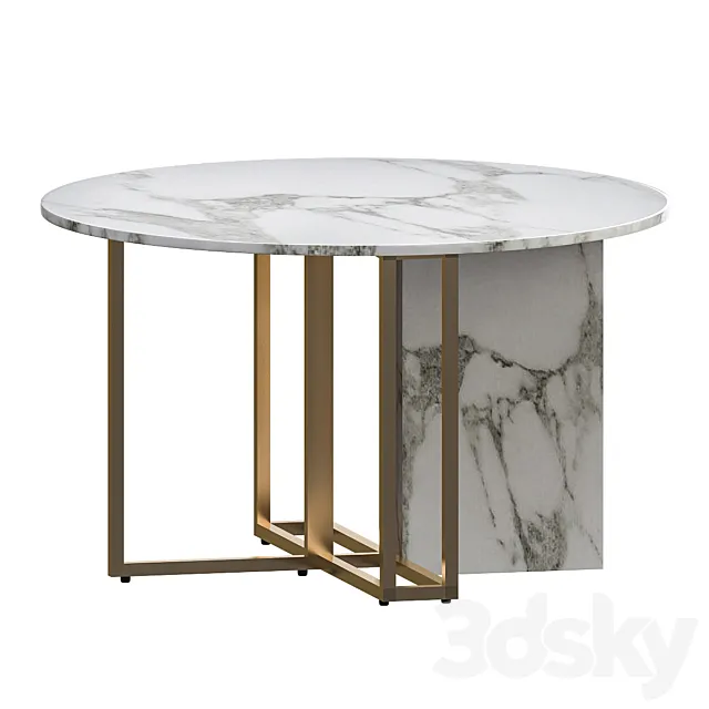 Marble_Corner_Circle 3DModel