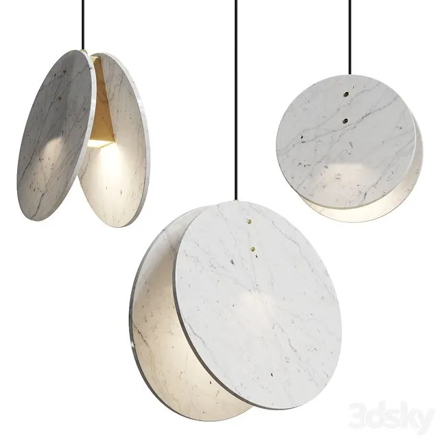 Marc Wood Studio Shell Pendant Lamps 3D Model Marc Wood Studio Shell Pendant Lamps 3D Model