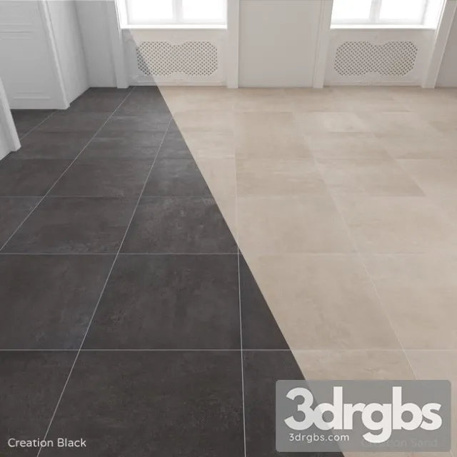 MarcaCorona Creation – Black and Sand 3D Model Download