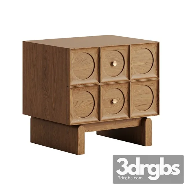 Marcel Bedside Table By Soho Home 3D Model Download