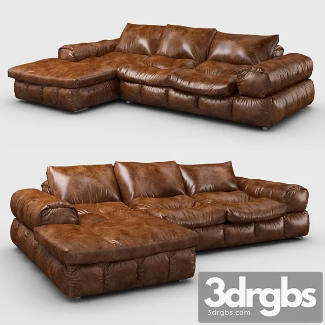 Marcello sofa 2 3D Model Download