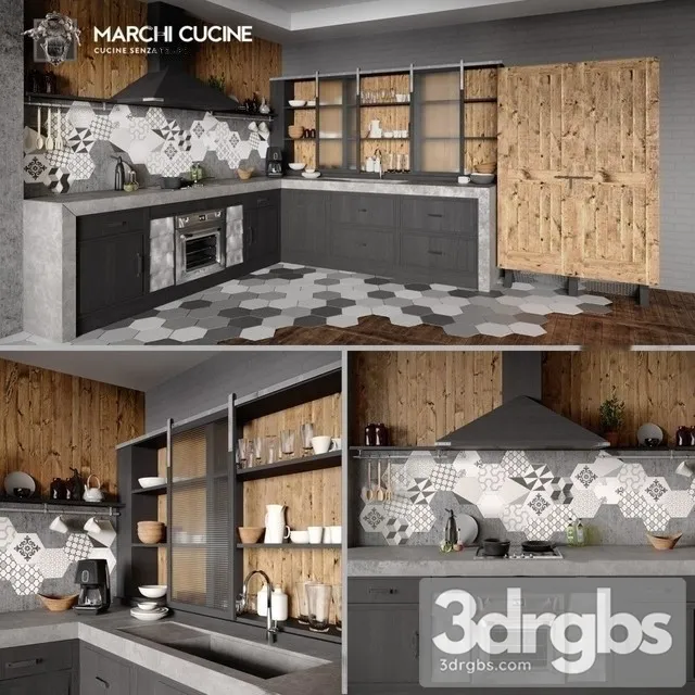 Marchi Cucine Brea 76 3D Model Download