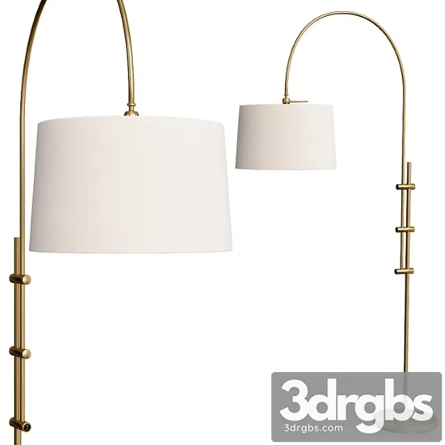 Maren arc floor lamp 3D Model Download
