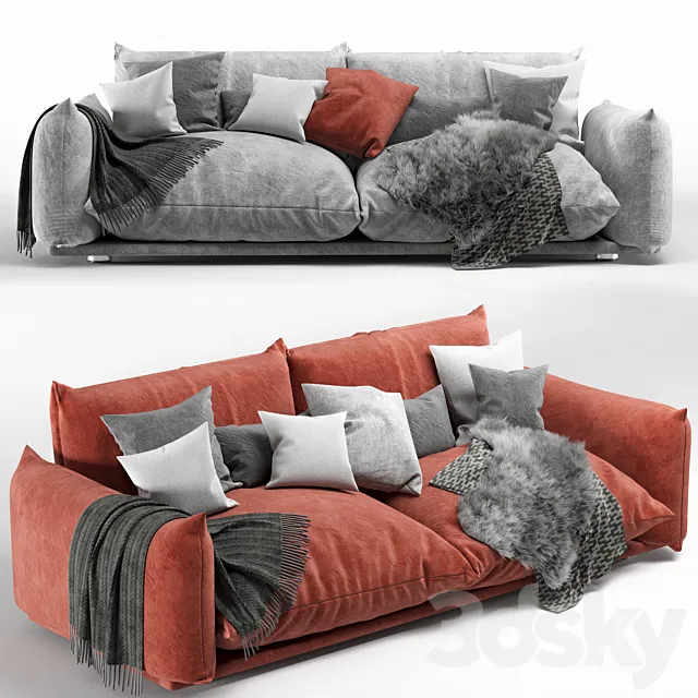 Marenco sofa 02 3D Model
