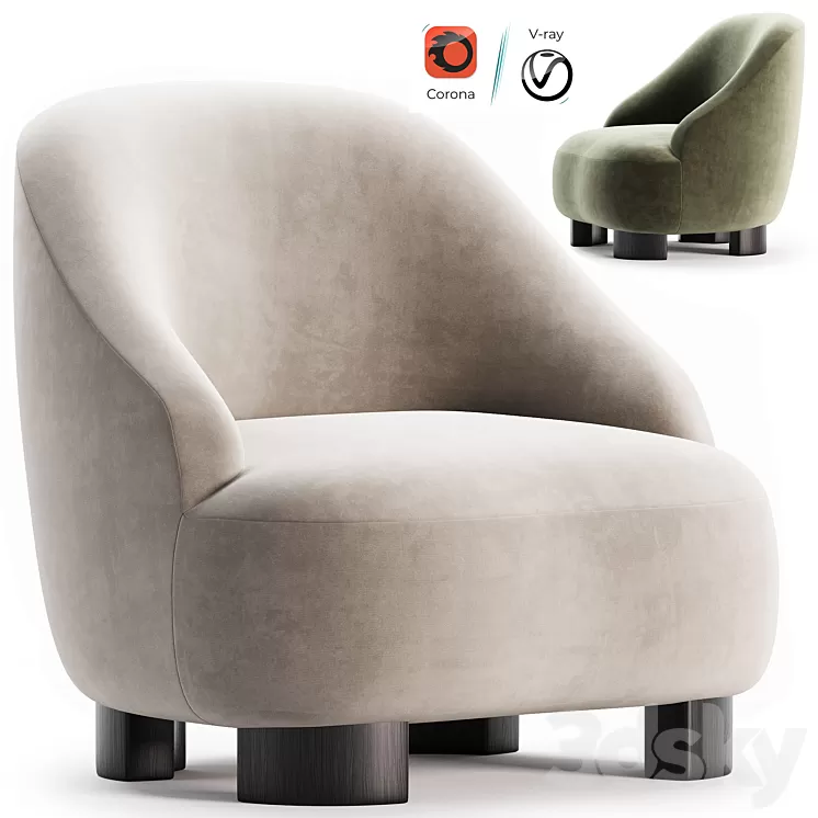 MARGAS LC1 By &TRADITION 3D Model Free Download