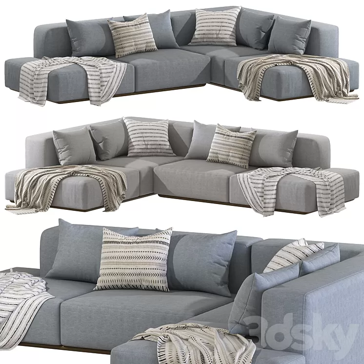 MARGO_Corner sofa 3D Model MARGO_Corner sofa 3D Model