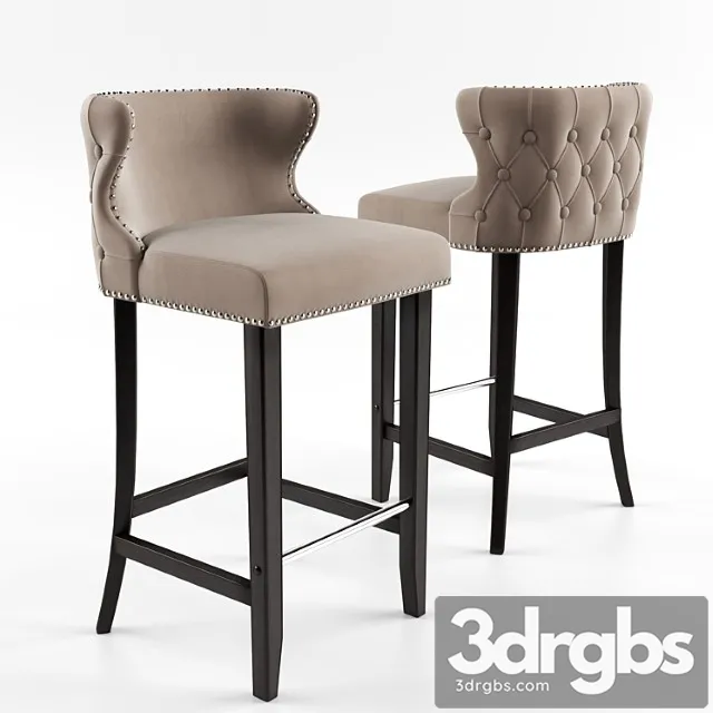 Margonia bar stool 2 3D Model Download Margonia bar stool 2 3D Model Download