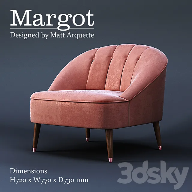 Margot Armchair 3DModel