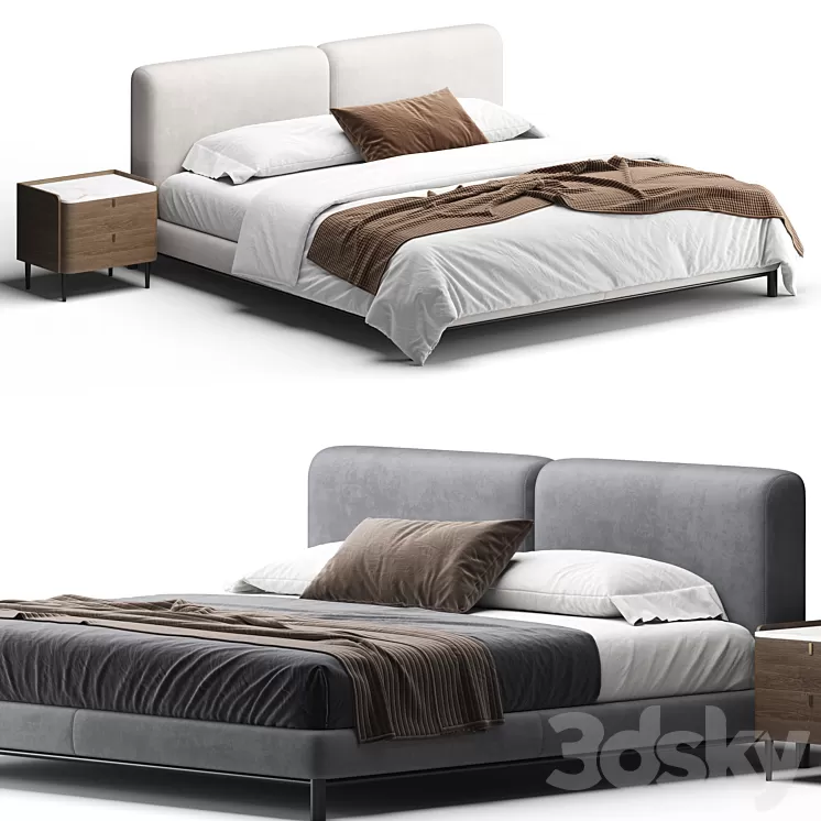 Margot Bed 3D Model Free Download