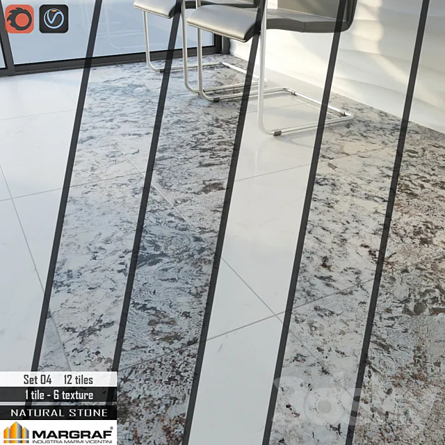 Margraf natural Stone Set 04 3DModel Margraf natural Stone Set 04 3DModel