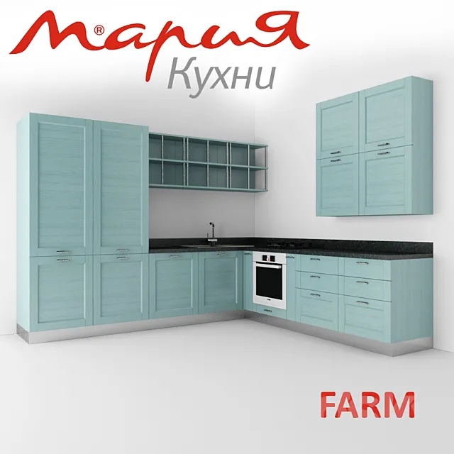 Maria Farm Kitchen 3DModel