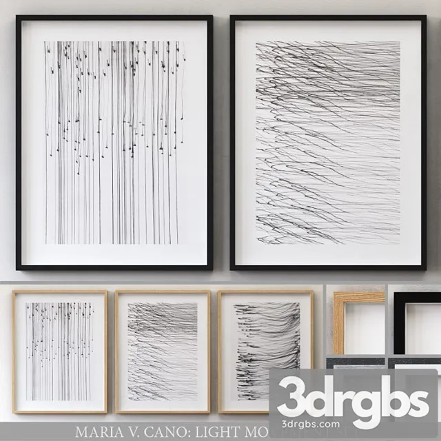 Maria V Cano Light Movement Set 3D Model Download