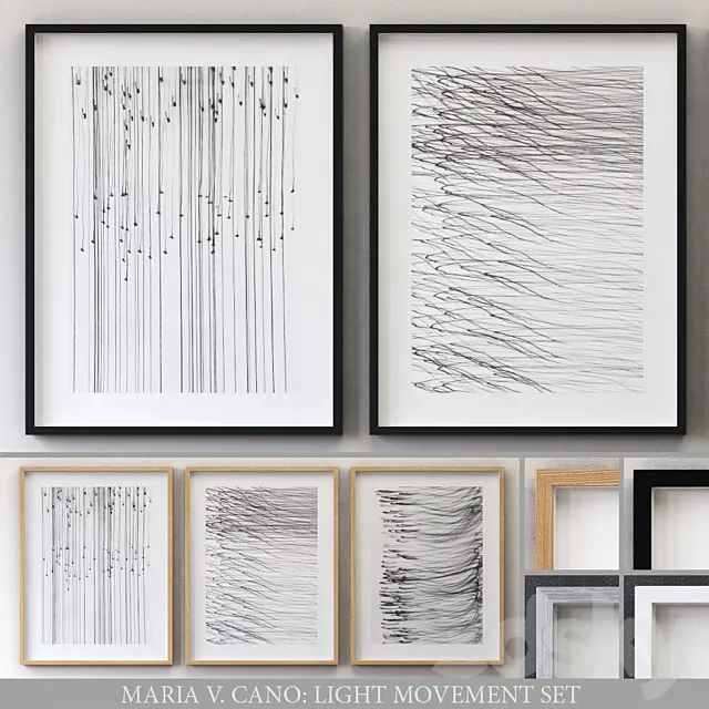 MARIA V. CANO LIGHT MOVEMENT SET 3DModel MARIA V. CANO LIGHT MOVEMENT SET 3DModel