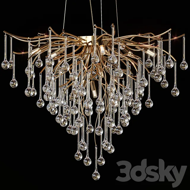 MARIAN by Lampatron D60cm 9 lamps 3D Model