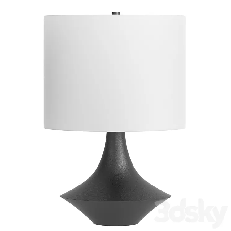 Marie Resin Table Lamp Charcoal 3D Model Free Download Marie Resin Table Lamp Charcoal 3D Model Free Download