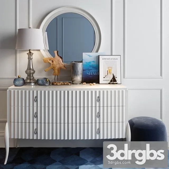 Marine Art Deco Collection 3D Model Download