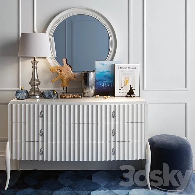 Marine Art Deco Collection 3DModel