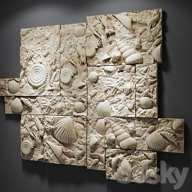 Marine panel 3D Model Marine panel 3D Model