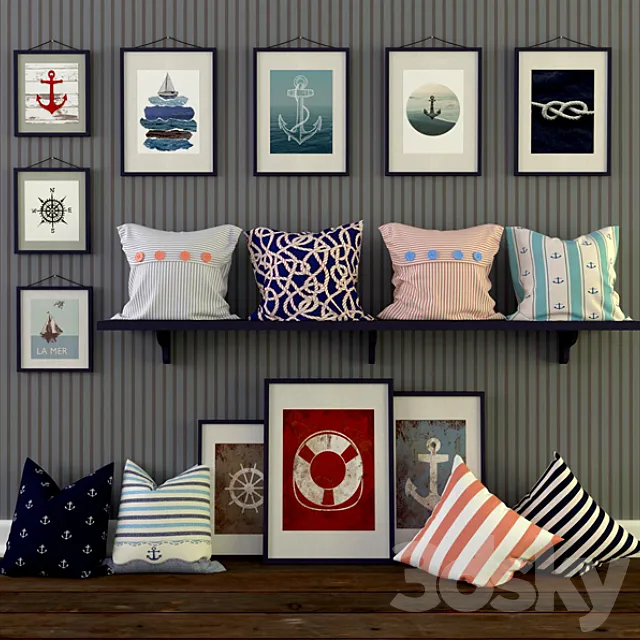 Marine set 3DModel Marine set 3DModel