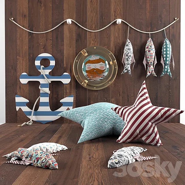 Marine set 3DModel Marine set 3DModel