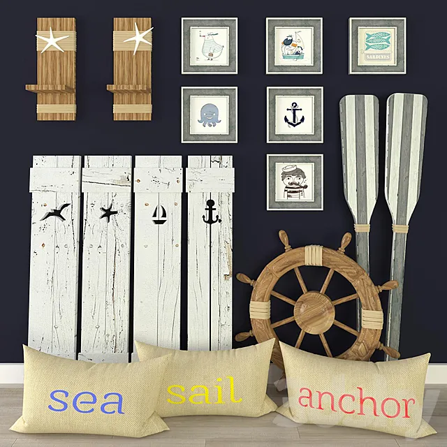 Marine set2 3D Model Marine set2 3D Model