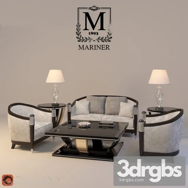 Mariner Velador Sofa 3D Model Download