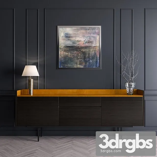 Mario ruiz sideboards set 2 3D Model Download