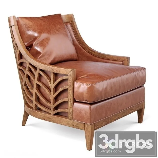 Marion Leather Armchair 3D Model Download Marion Leather Armchair 3D Model Download