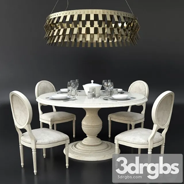 Marioni and austin & tudor set 2 3D Model Download