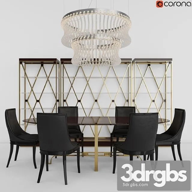 Marioni and barovier & toso set 1 2 3D Model Download