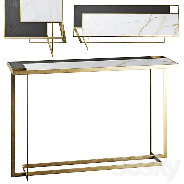 Marioni gary console table 3D Model