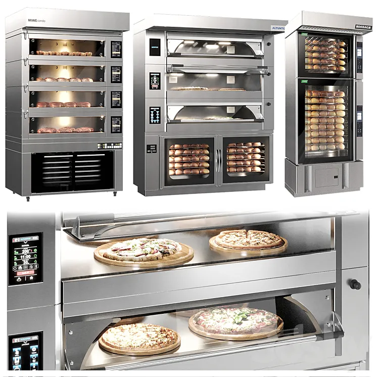 Market Bakery 3D Model Free Download