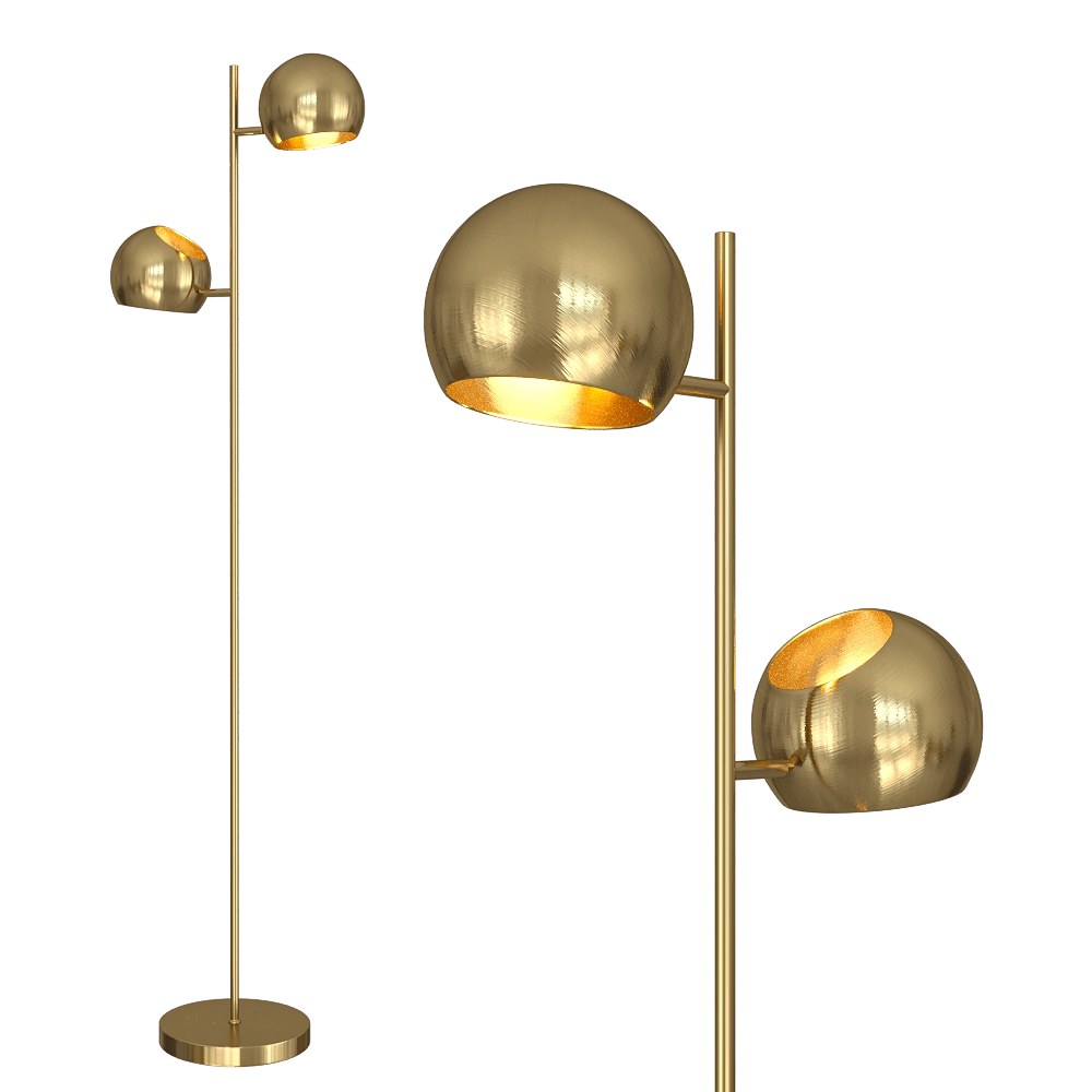 Markslojd – Floor lamp EDGAR 2L 3D Model Markslojd – Floor lamp EDGAR 2L 3D Model