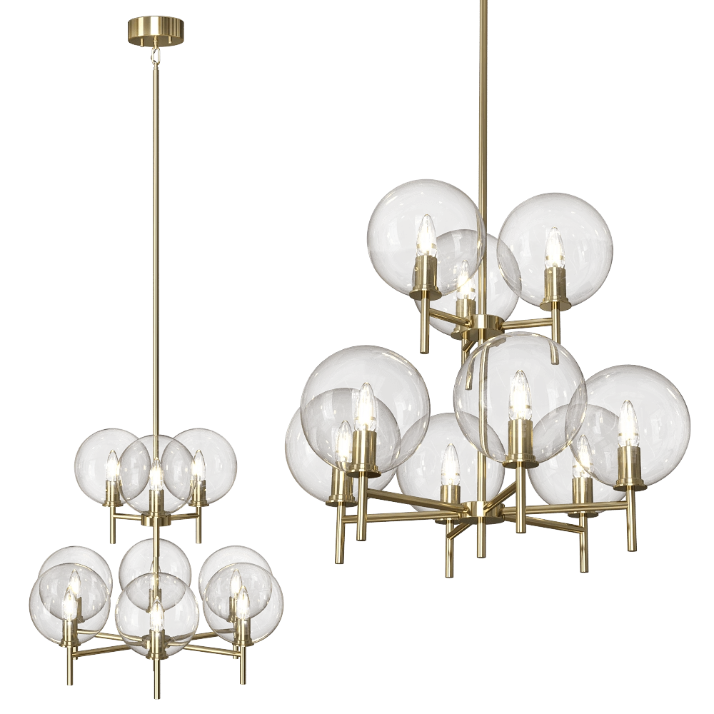 Markslojd – Pendant lamp CROWN 9L 3D Model